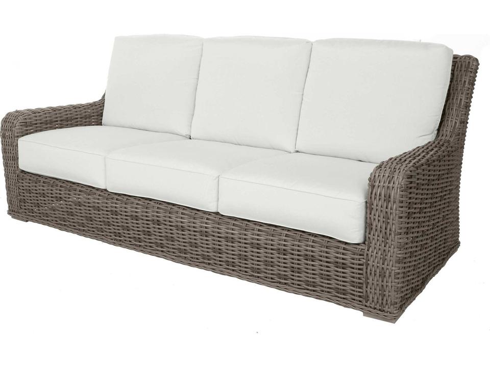 Laurent 3-Seat Wicker Patio Sofa