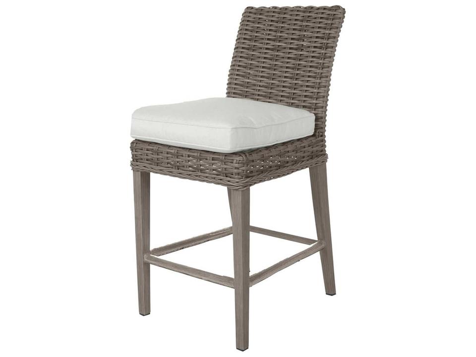 Laurent Wicker Armless Counter Height Stool