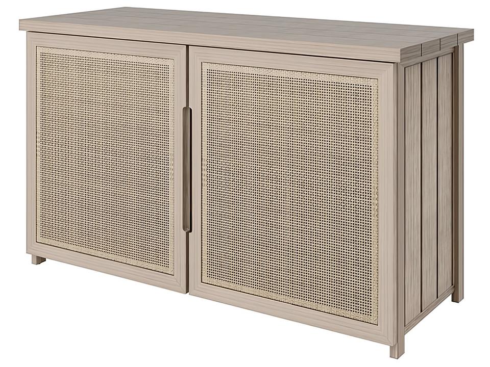 Orleans 60-Inch Sideboard with Woven Eco-Weave Doors