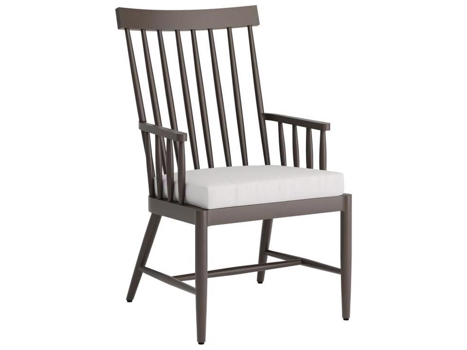 Palazzo Aluminum Dining Arm Chair