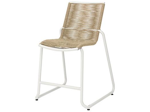 Cabana Armless Counter Stool Stackable Outdoor Seating