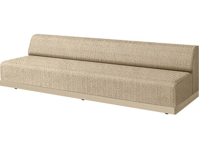 Grande Padded Armless Outdoor Sofa Sectional