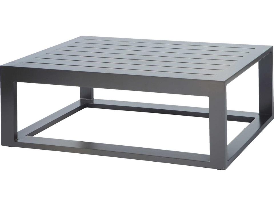 Palermo Rectangle Outdoor Coffee Table in Graphite Aluminum
