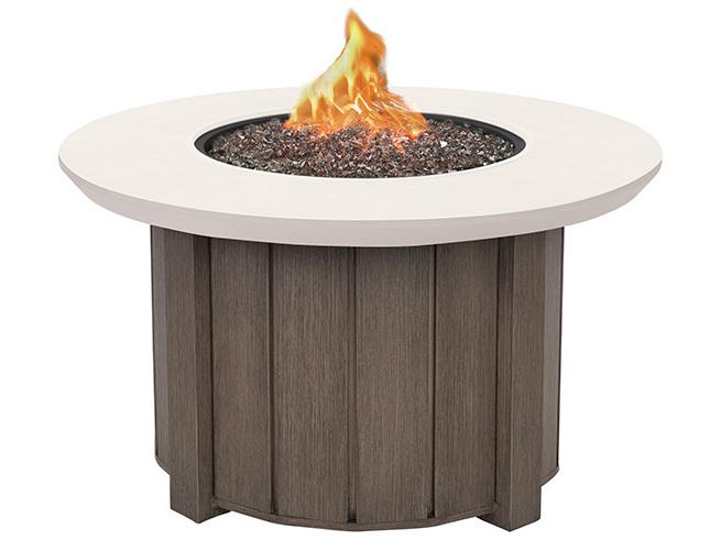 Trevi 42-Inch Round Aluminum Fire Pit