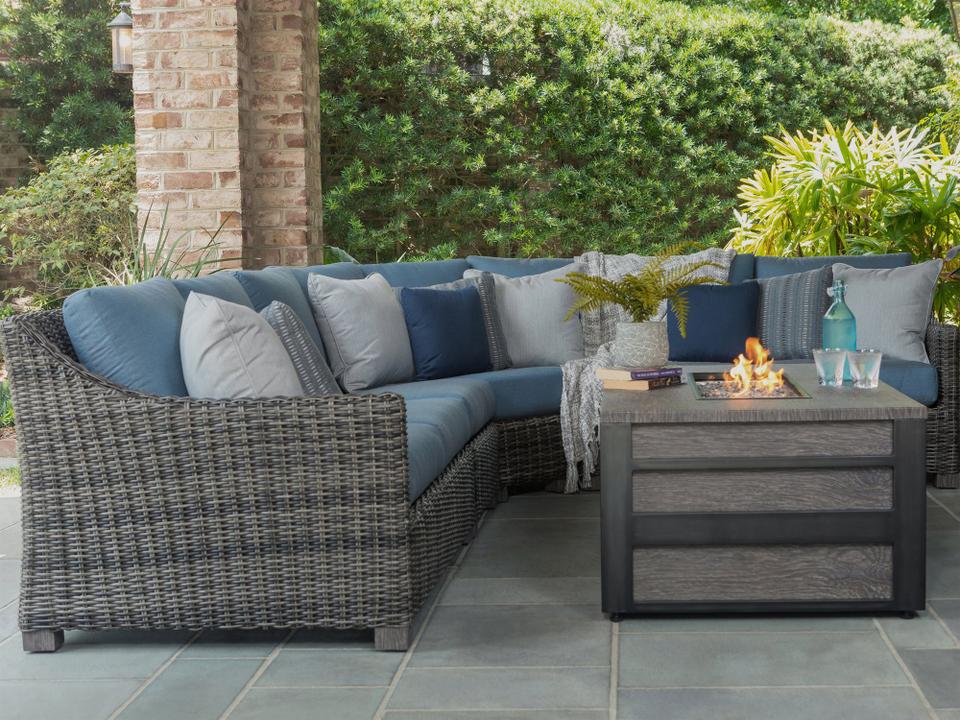 Avallon Wicker Sectional Outdoor Lounge Set