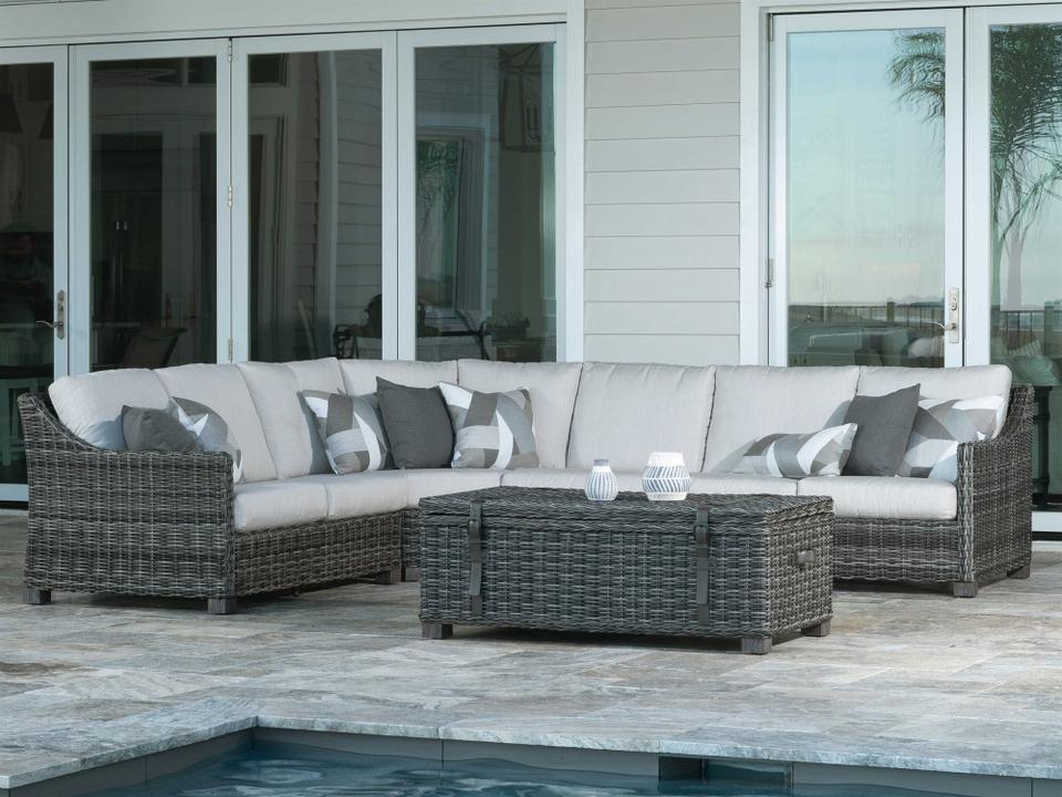 Avallon Wicker Sectional Patio Lounge Set