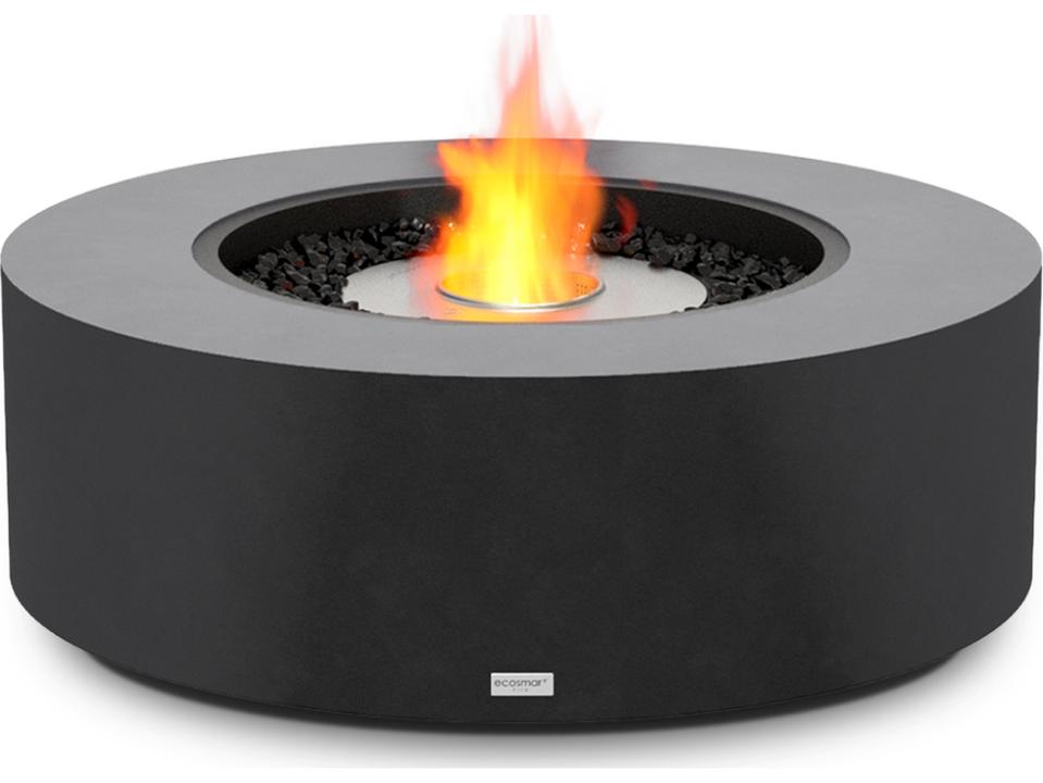 EcoSmart Fire Ark Round Outdoor Fire Pit Table with Ethanol Burner