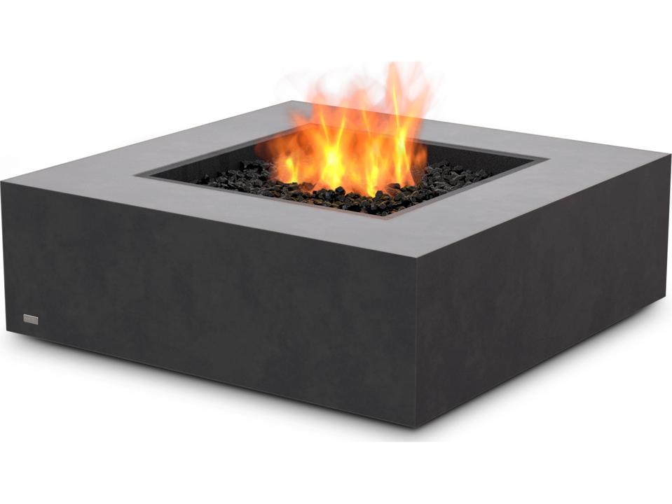 Base 40 Square Fire Pit Table with LP NG Gas Burner in Graphite
