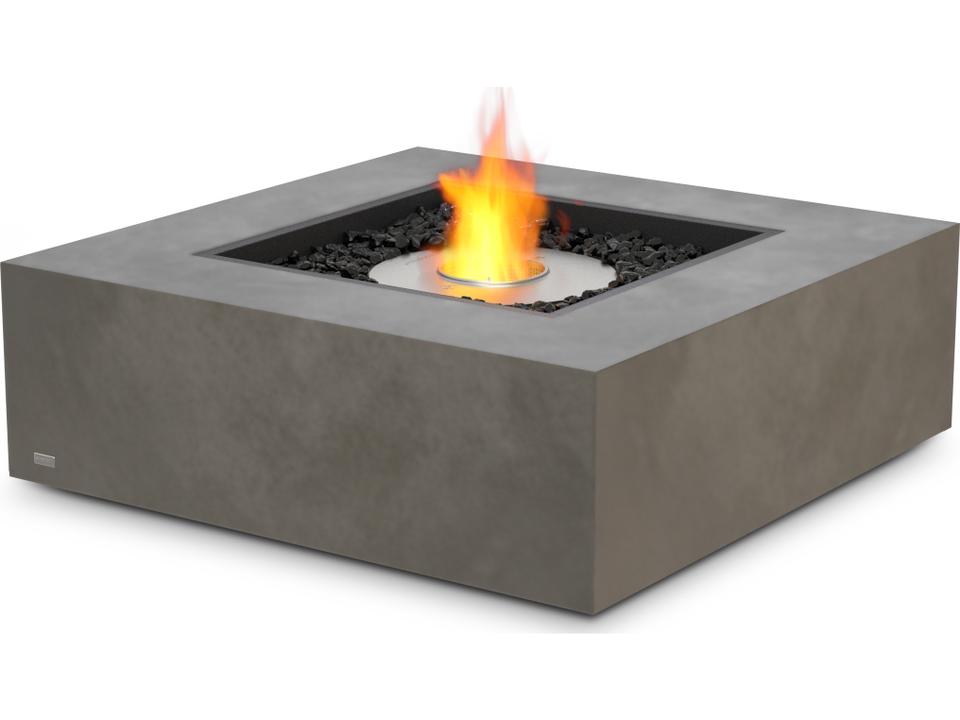 Base 40 Square Fire Pit Table with Ethanol Burner