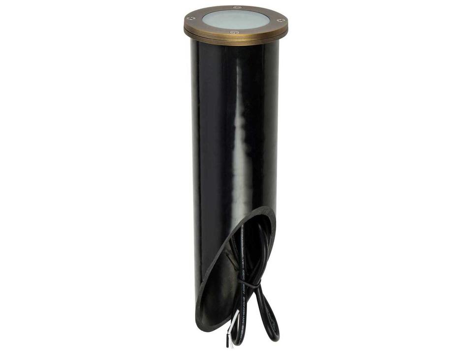 Aera 1-Light Outdoor Floor Light in Antique Brass