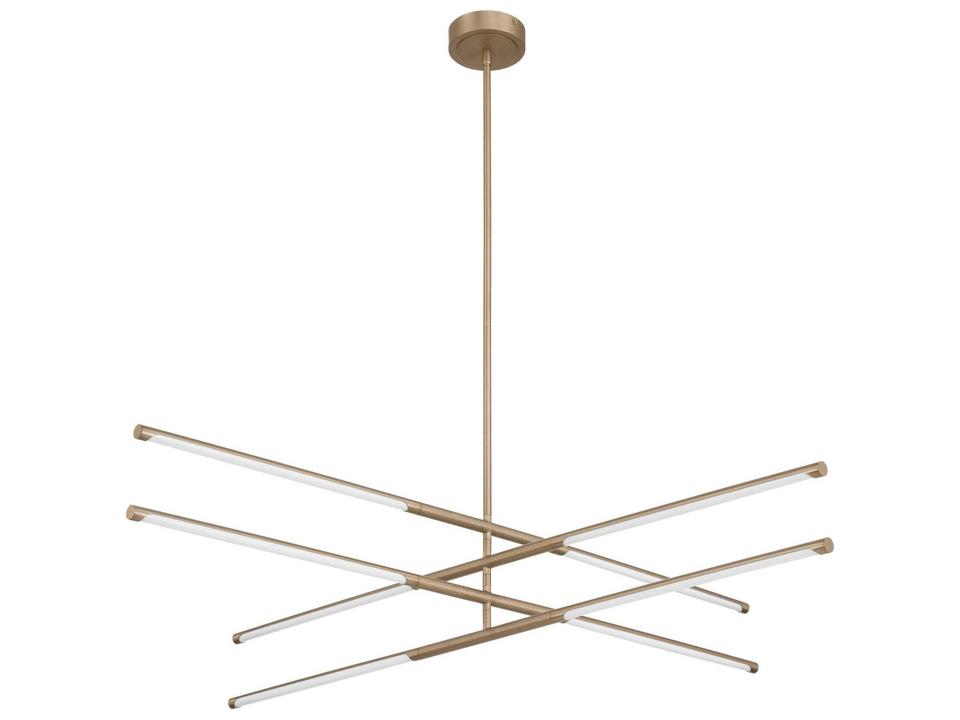 Overture 8-Light Champagne Gold Linear Chandelier