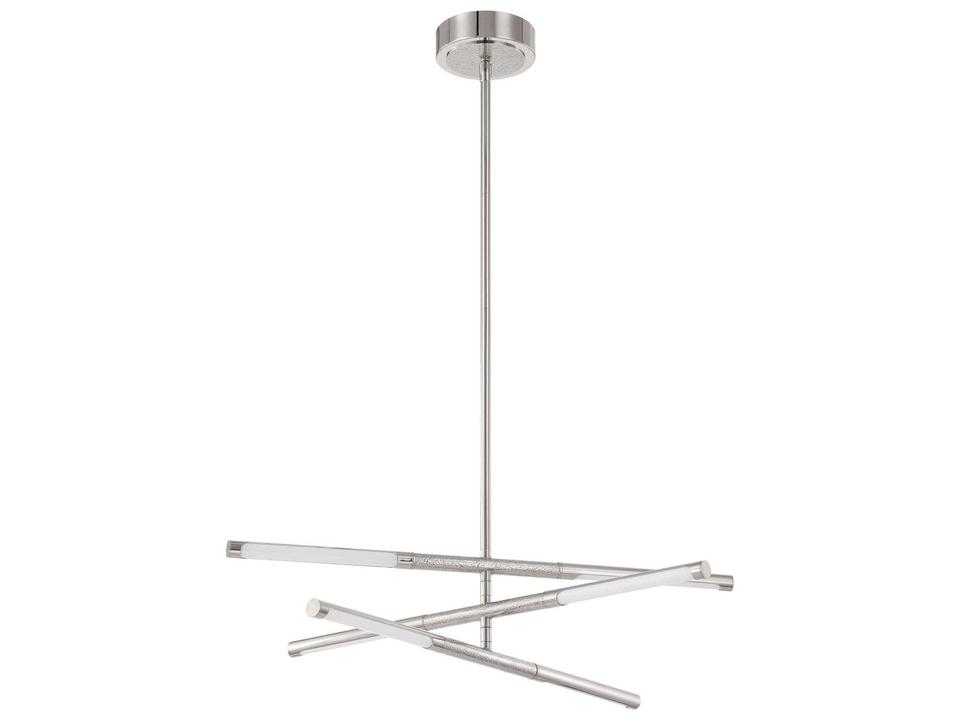 Overture 6-Light Polished Nickel Linear Chandelier