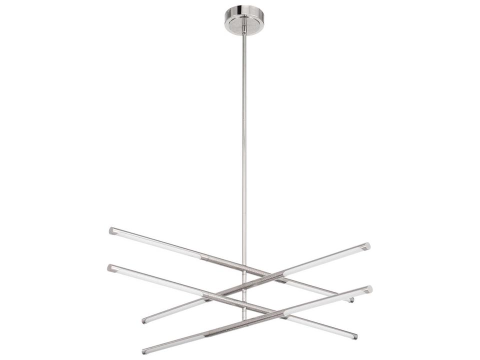 Overture 8-Light Polished Nickel Linear Chandelier
