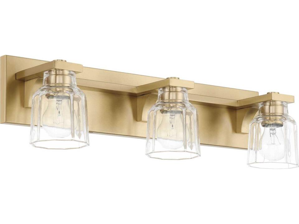 Dryden 3-Light Champagne Gold Vanity Light