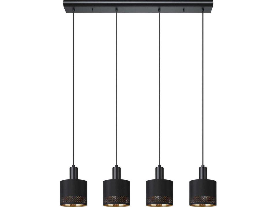 Esteperra 4-Light Black Island Pendant