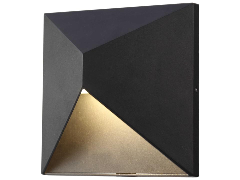 Olympos 8-Inch 1-Light LED Outdoor Wall Light in Black