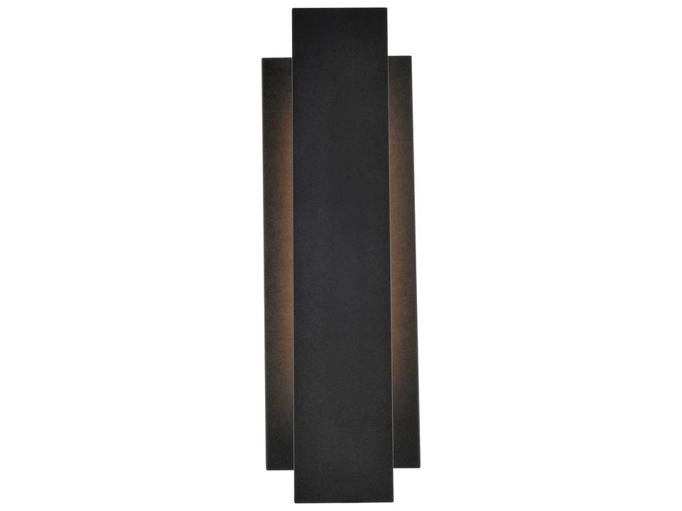 Raine LED Outdoor Wall Light in Black