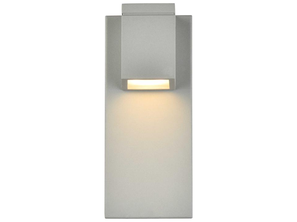 Raine 1-Light LED Outdoor Wall Light in Silver