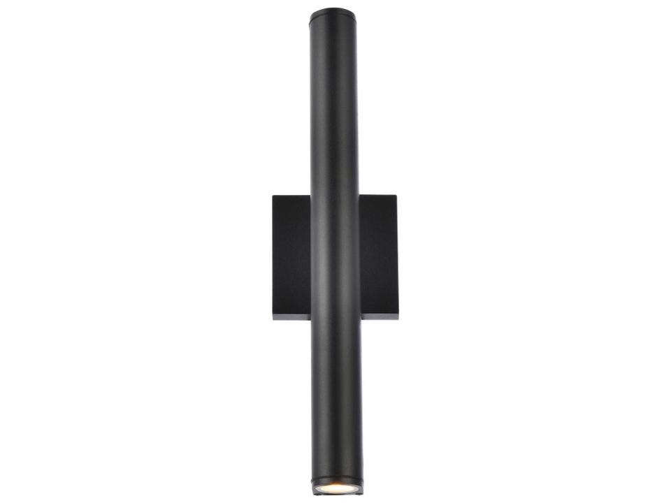 Raine 1-Light LED Outdoor Wall Light in Black