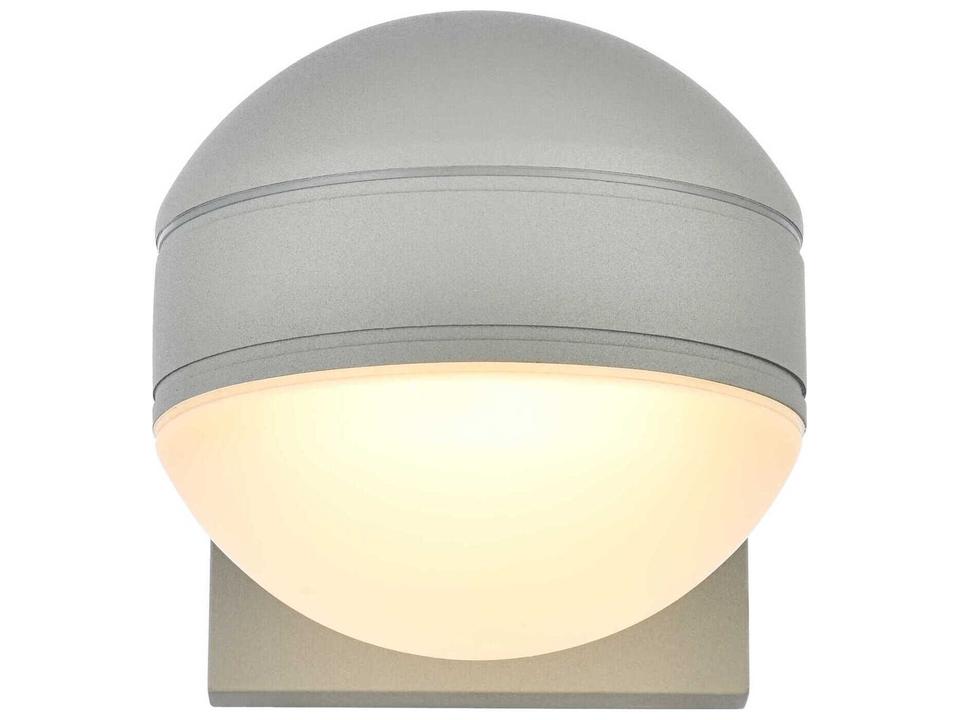 Raine LED Outdoor Wall Light in Silver