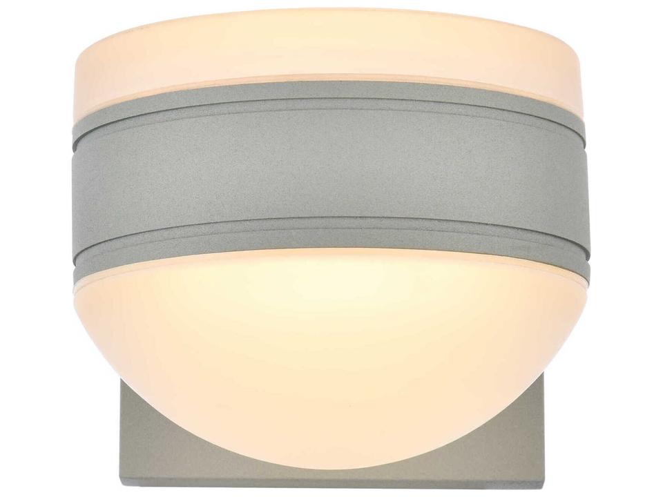 Raine 1-Light LED Outdoor Wall Light in Silver