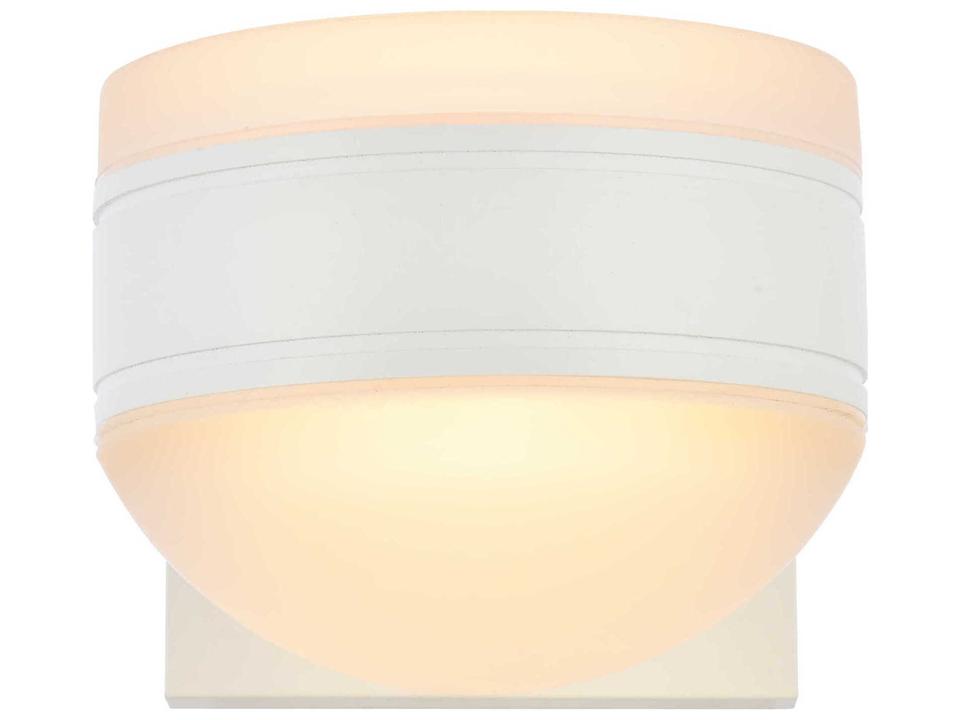 Raine LED Outdoor Wall Light in White