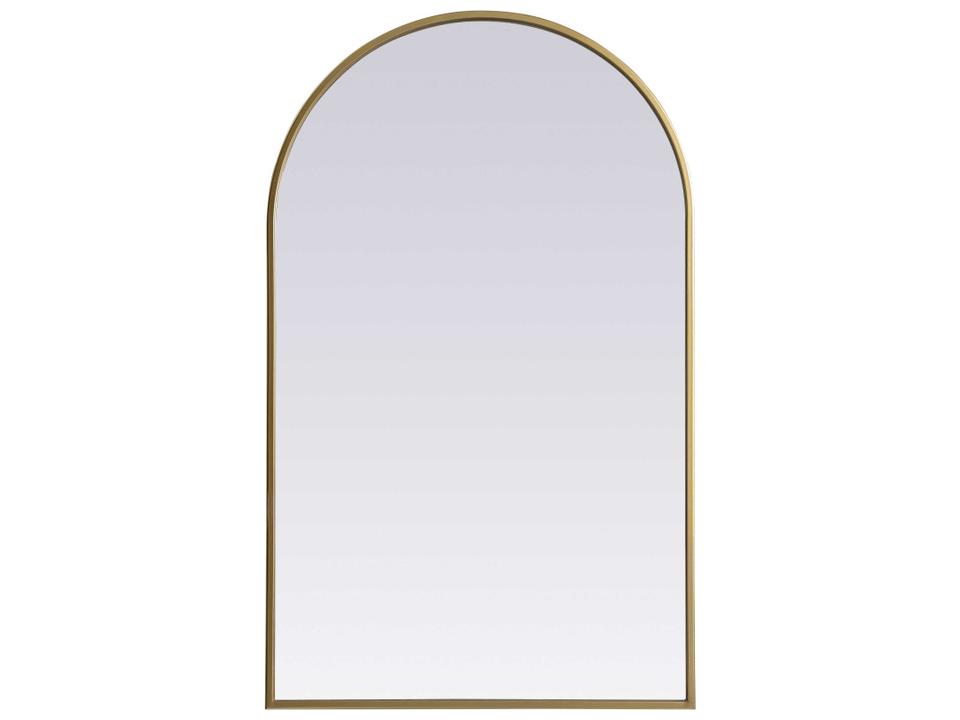 Ayra Arch Wall Mirror in Brass