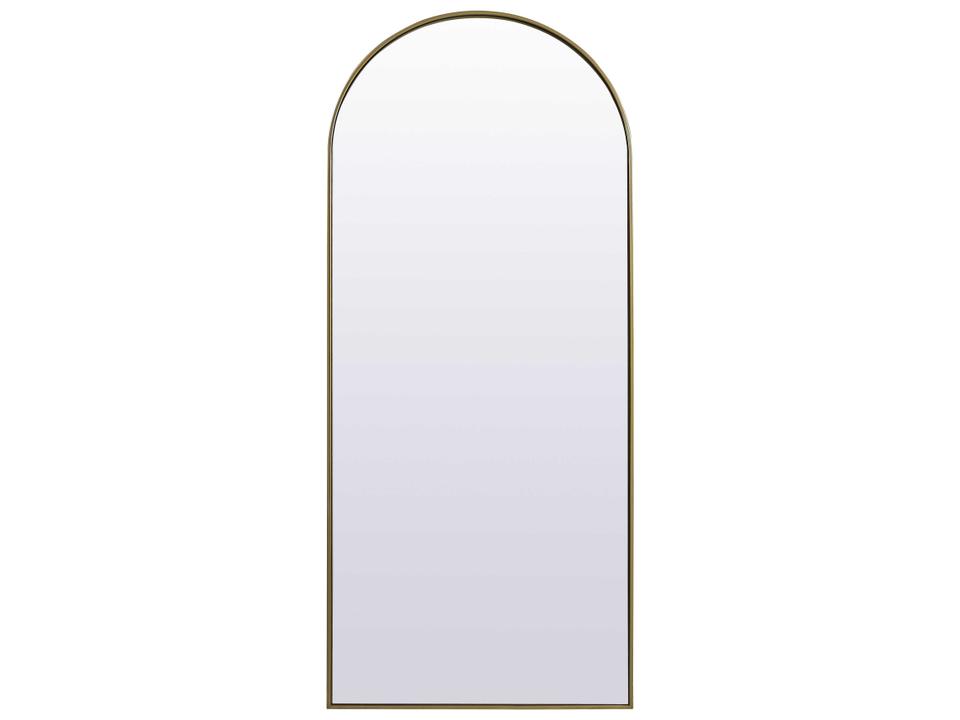 Ayra Brass Arch Floor Mirror