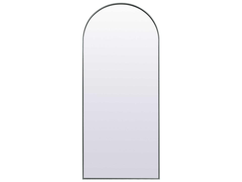 Ayra Arch Floor Mirror in Silver Finish
