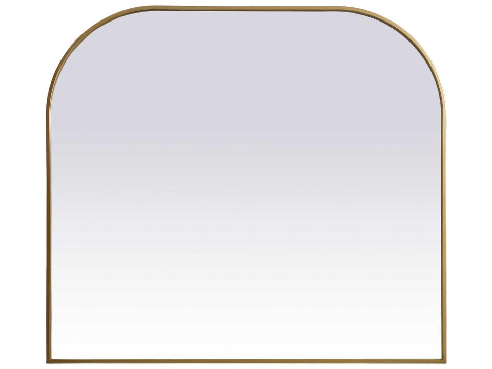 Blaire Arch Mirror in Brass