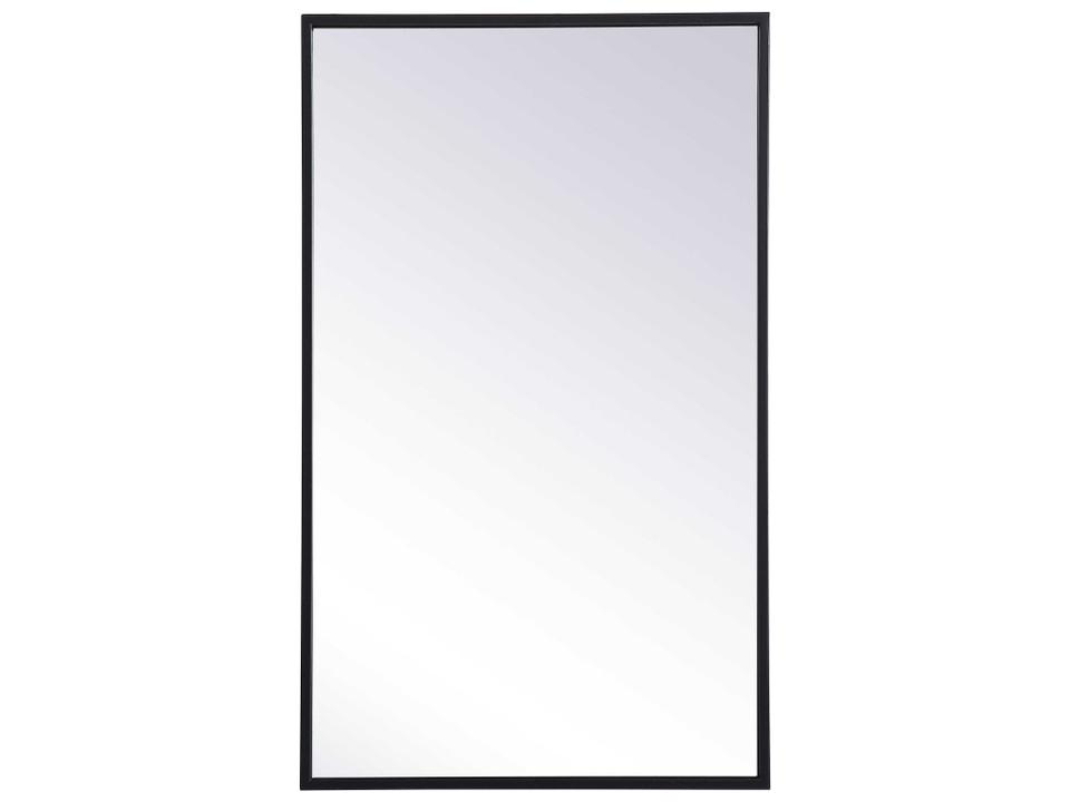 Wyn Black Rectangle Medicine Cabinet Wall Mirror