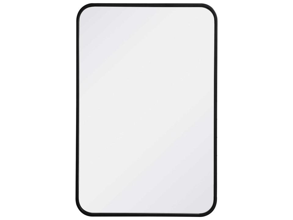 Evermore Rectangular Wall Mirror in Black