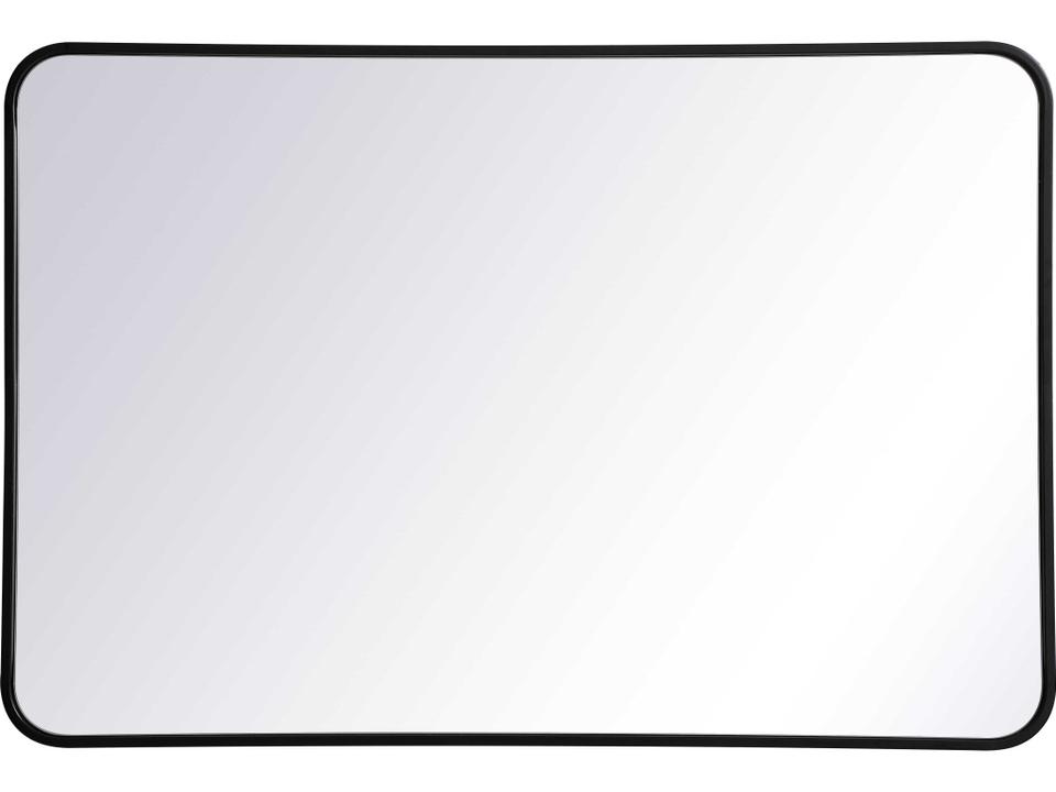 Evermore Rectangle Wall Mirror in Black
