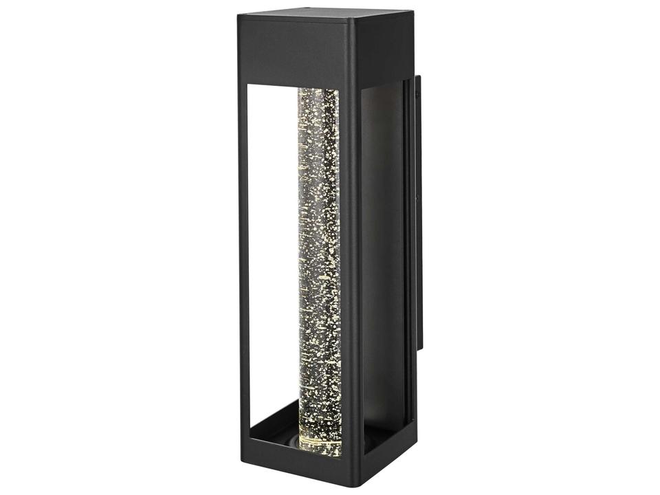 Amaris 1-Light Integrated LED Outdoor Wall Sconce in Black