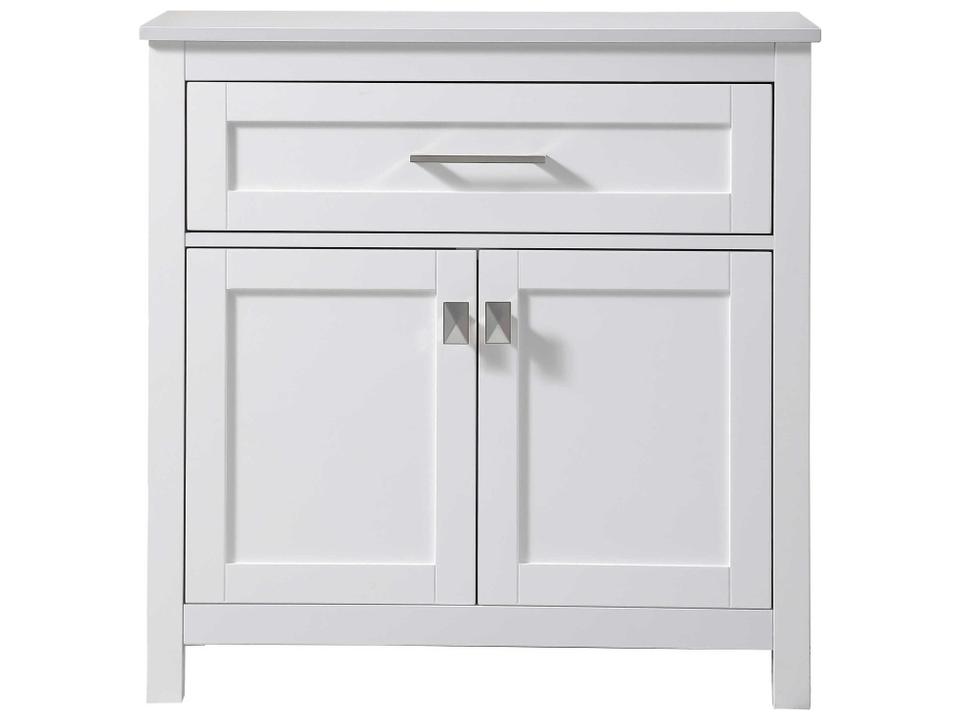 Adian Bathroom Storage Freestanding Cabinet in White