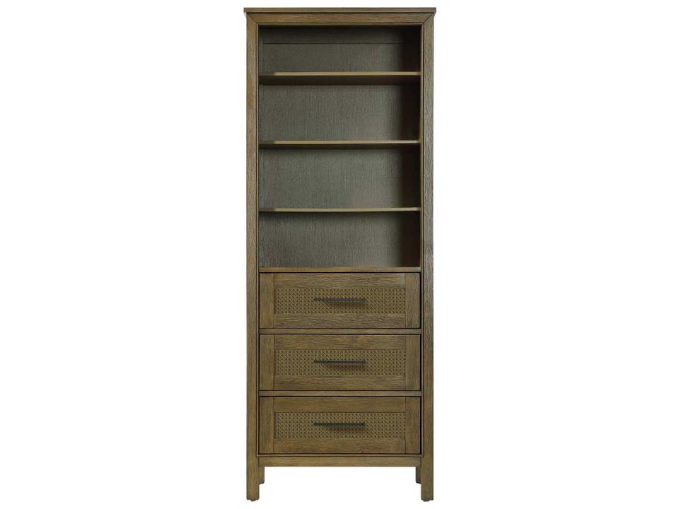 Alina 28-Inch Hazel Oak Open Shelving Bath Storage Cabinet