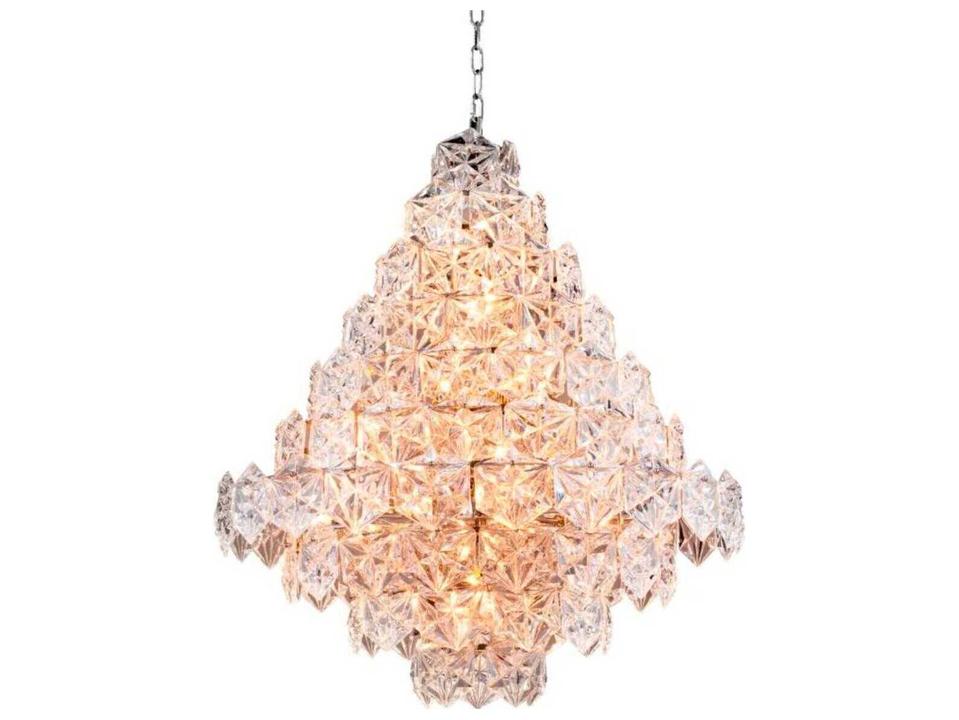 Hermitage L Nickel Chandelier