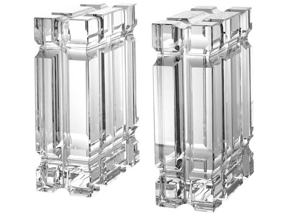 Linea Crystal Set of 2 Bookend