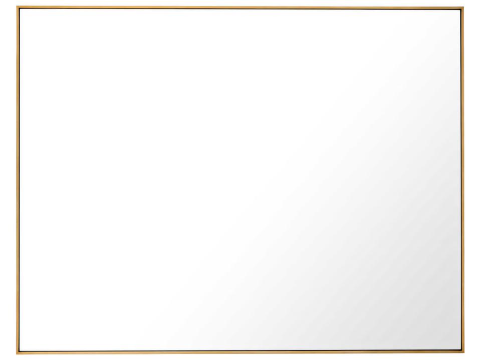 Redondo Rectangular Mirror Gold Finish