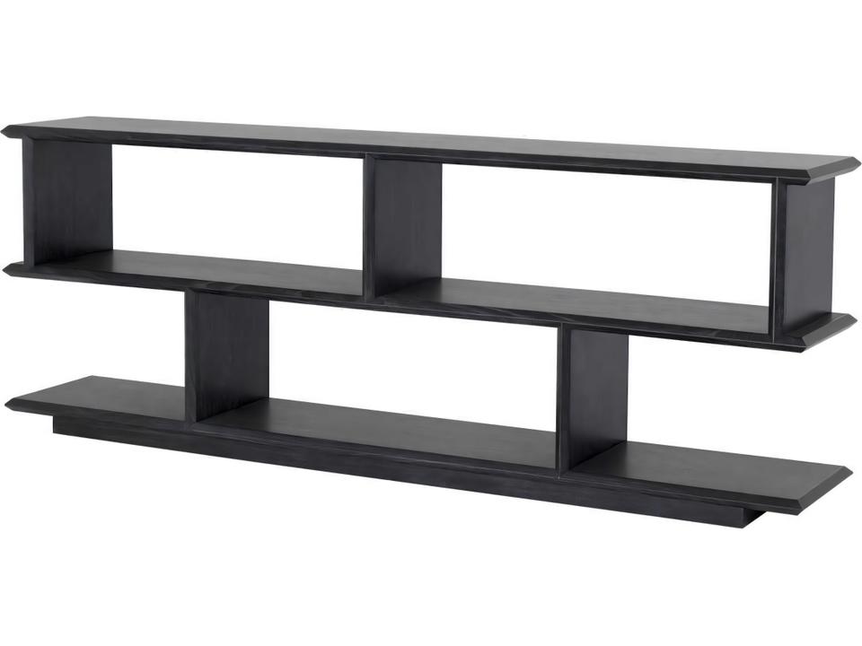 Garcia Modern Charcoal Grey Oak Veneer Cabinet Sideboard