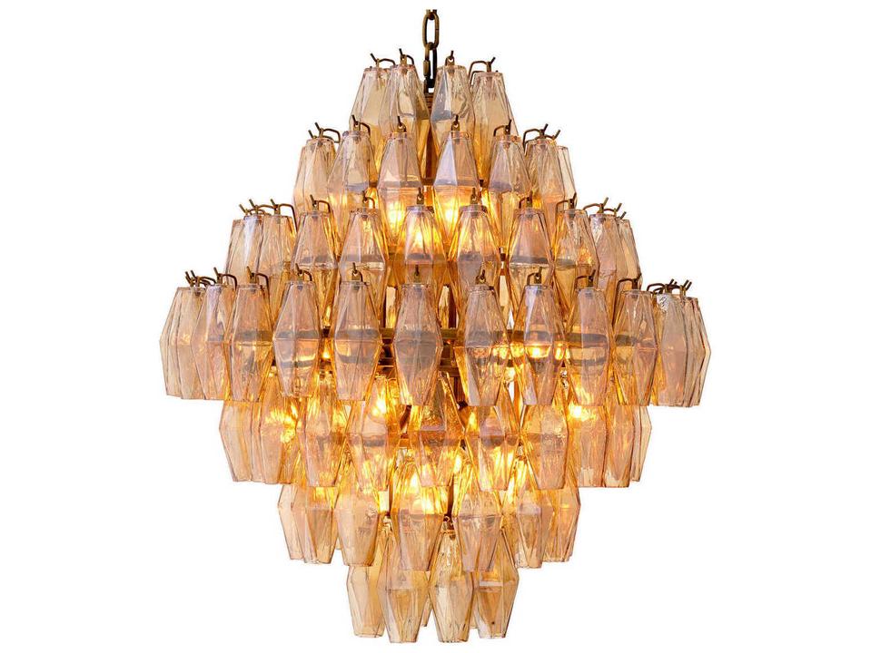 Benini L Antique Brass Chandelier