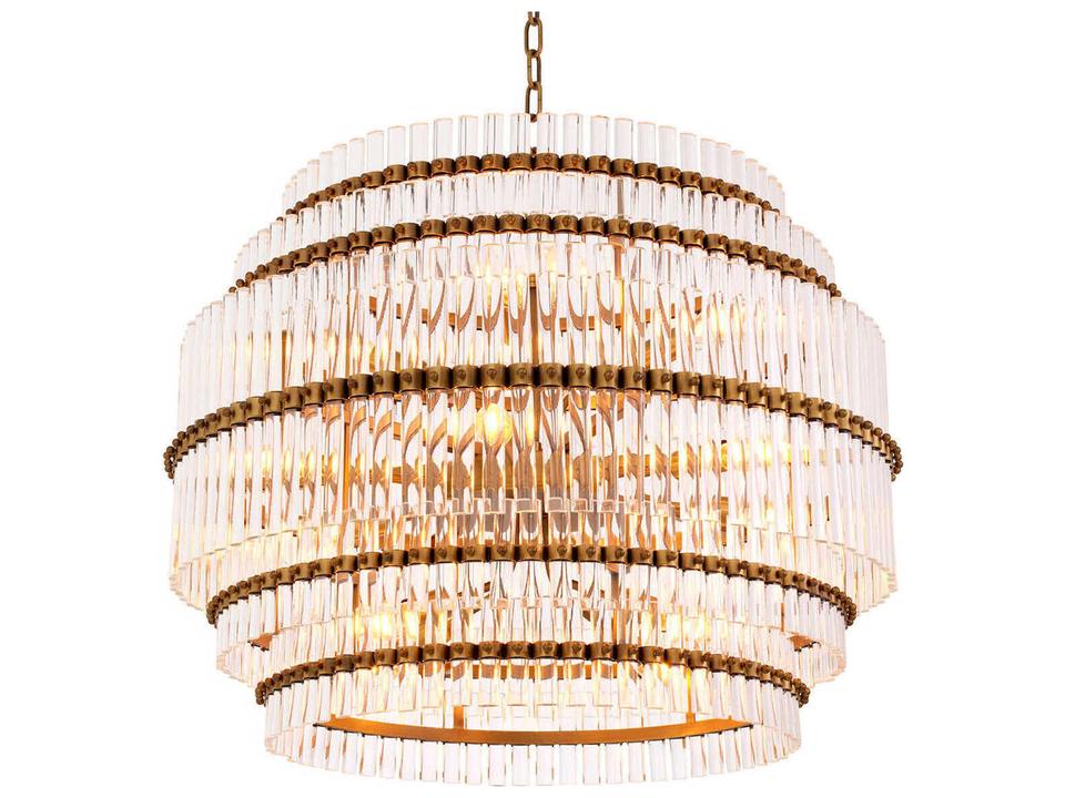 Scottsdale Antique Brass Chandelier