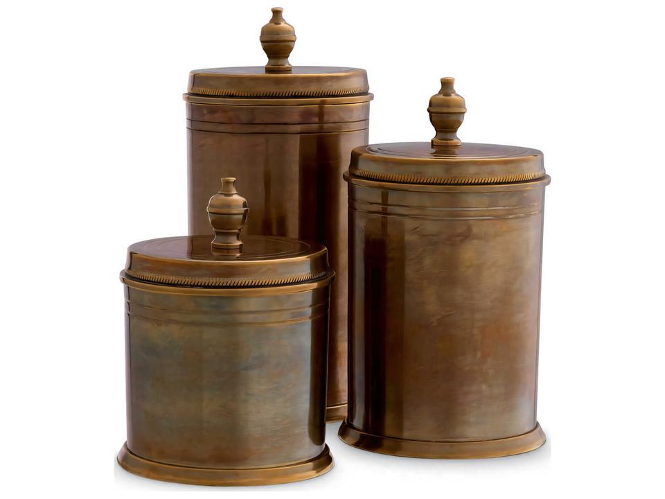 Gaston Vintage Brass Set of 3 Box