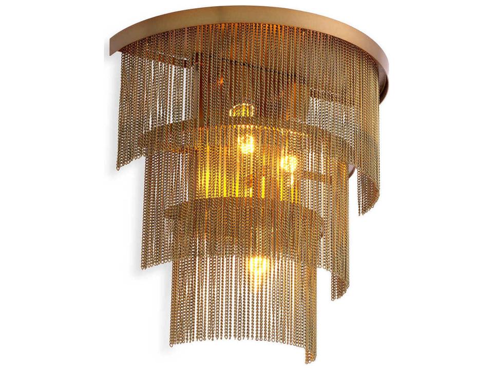 Tissot Wall Lamp Art Deco Tiered Chain