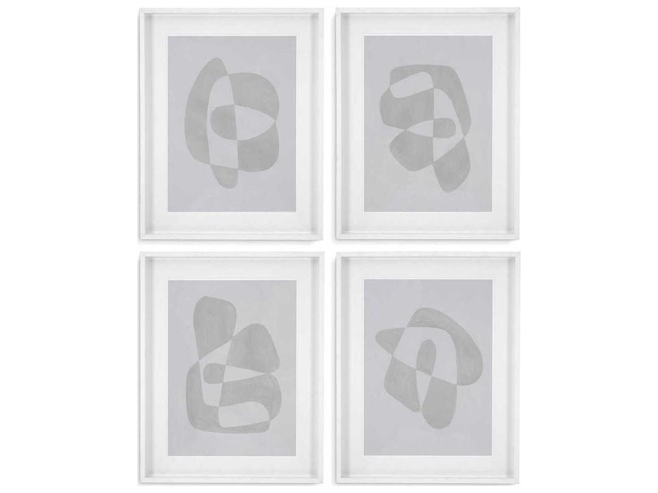 Shape Set of 4 Print Soft