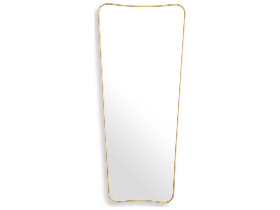 Vivienne L Mirror Brushed Brass Finish