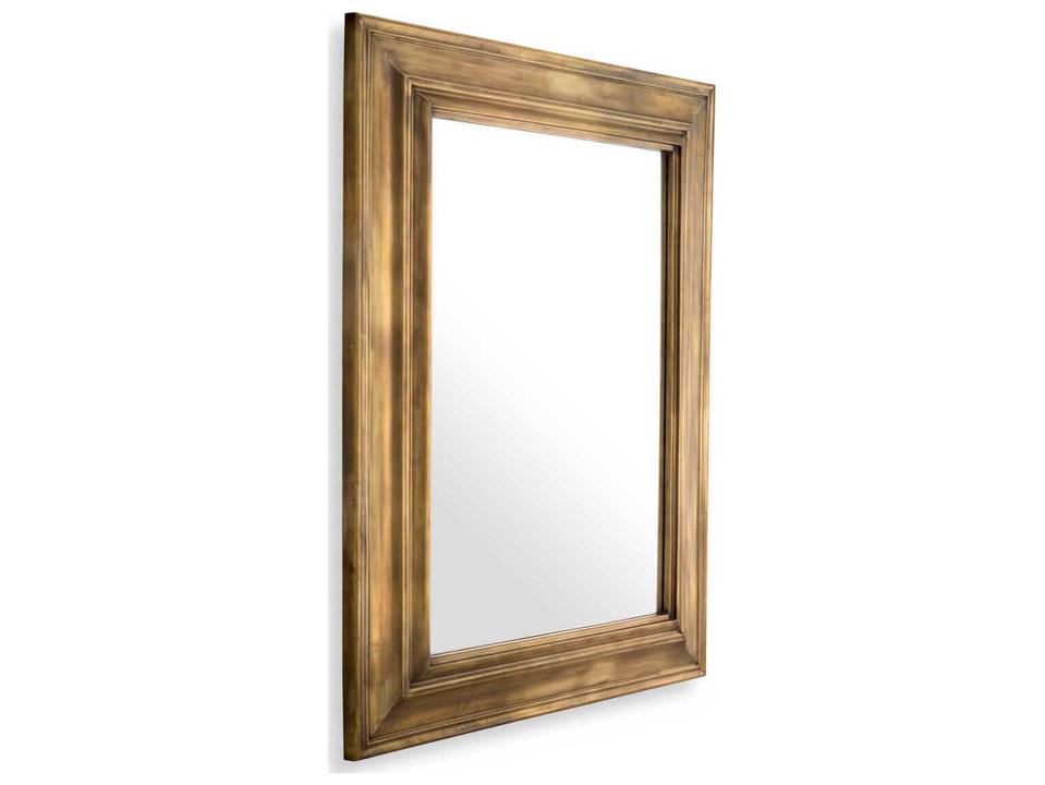 Sanoma Xl Vintage Brass Mirror