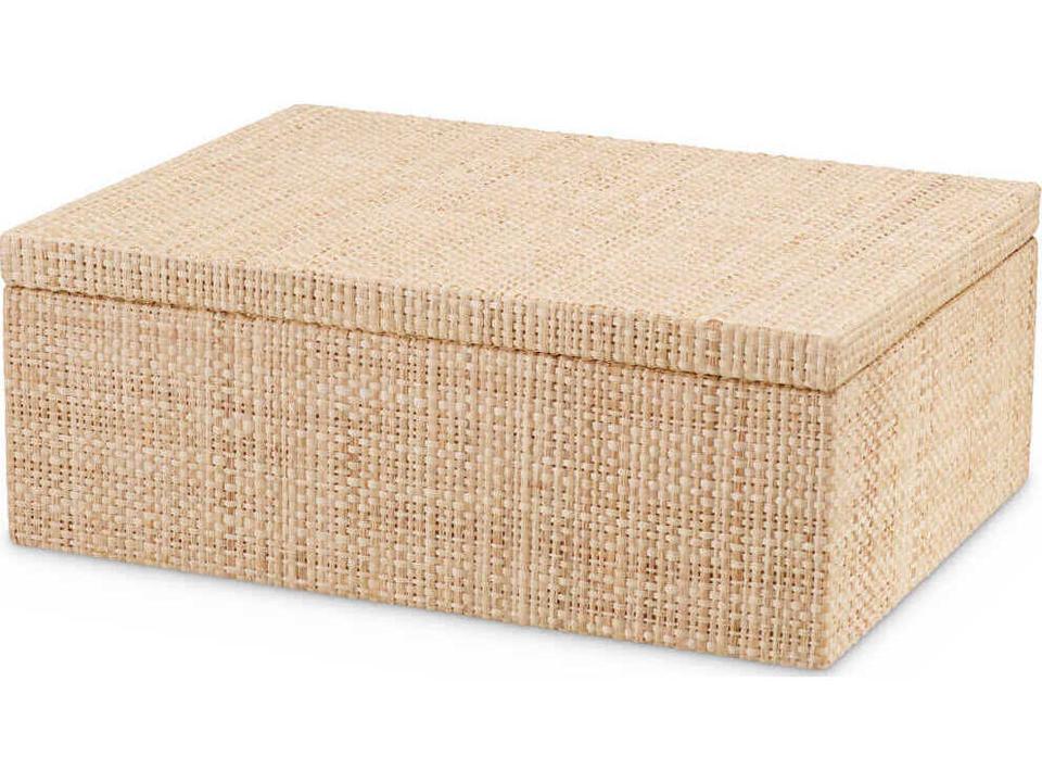 Cadiz S Natural Raffia Box