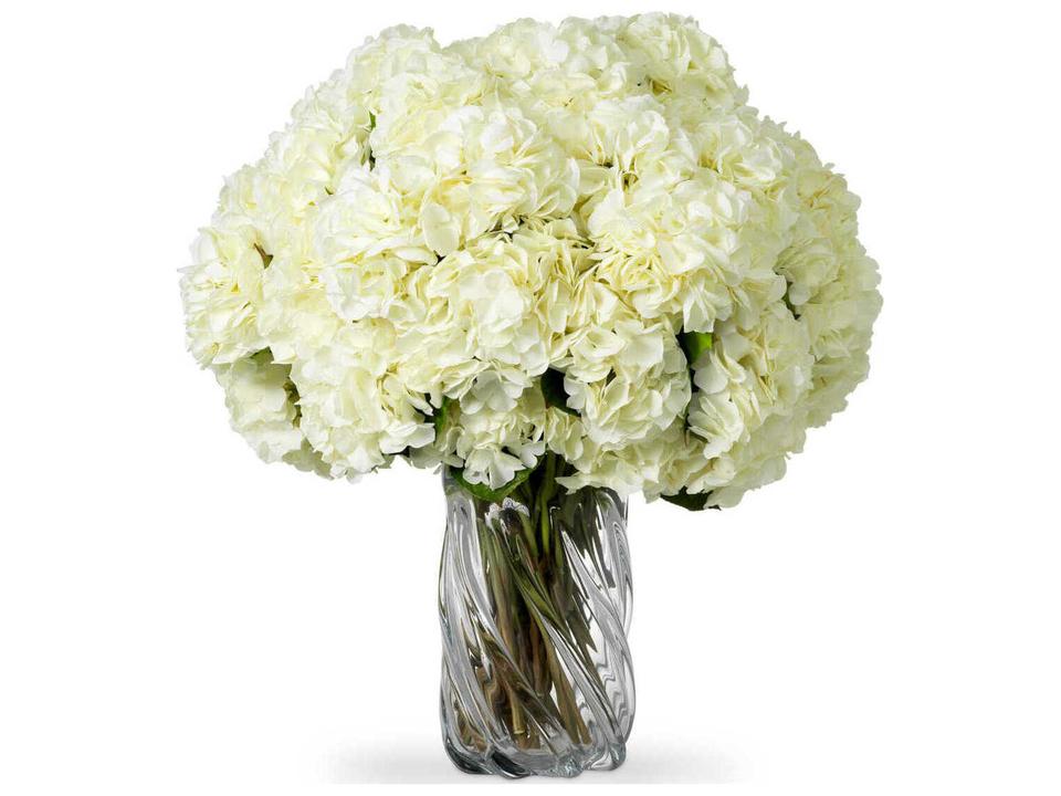 Hydrangeas Of White Tones Real Touch Pcs/2 Varieties Bouquet
