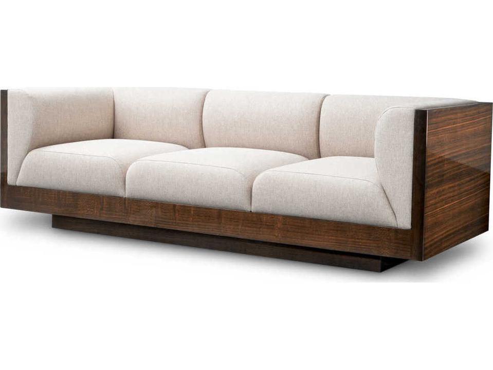 Sebastian Eucalyptus Veneer Loki Natural Sofa
